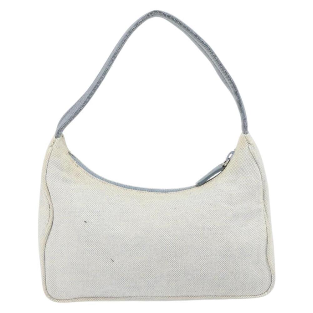 PRADA Sports Hand Bag Canvas Gray Blue Auth hk3257 - Picture 2 of 16